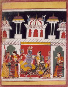 Bhairava Raga, Folio from a Ragamala (Garland of Melodies), c1650. Creator: Unknown.
