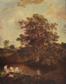 'The Poringland Oak', c1818-1820, (c1915). Artist: John Crome.