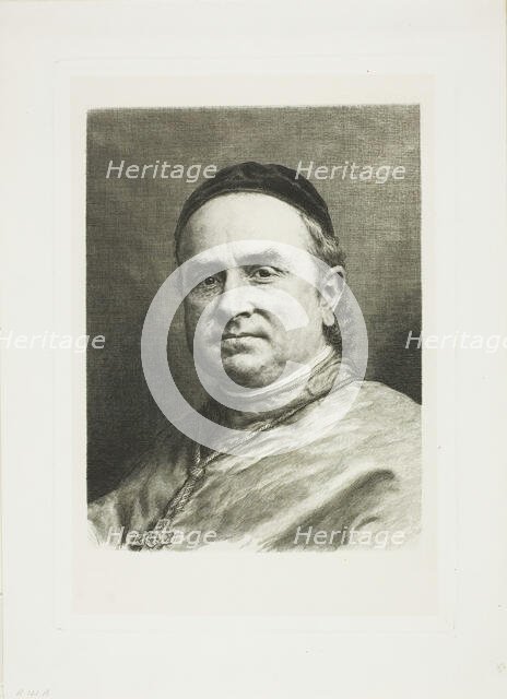 Monsignor Pie, Bishop of Poitiers, 1879. Creator: Claude Ferdinand Gaillard.