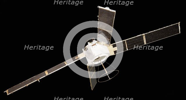 Navigational Satellite, Transit 5-A, 1960s. Creator: Johns Hopkins University Applied Physics Laboratory.