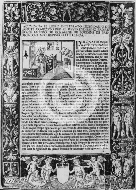 Legendario di sancti, October 20, 1514., October 20, 1514. Creator: Unknown.