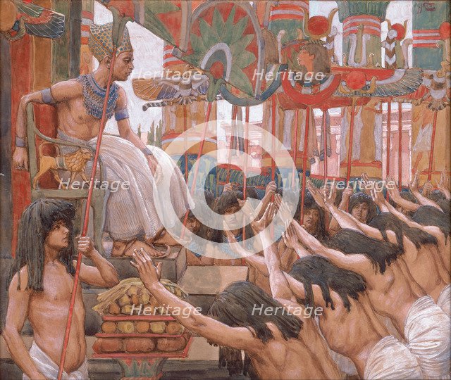 Joseph in Egypt, 1896-1902. Artist: Tissot, James Jacques Joseph (1836-1902)