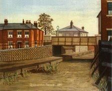 'Queenstown Bridge, Swindon, 1885', (1943). Creator: G. Puckey.