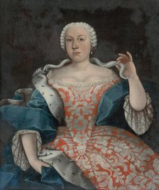 Portrait of a Young Zemianka, around 1740. Creator: Unknown.