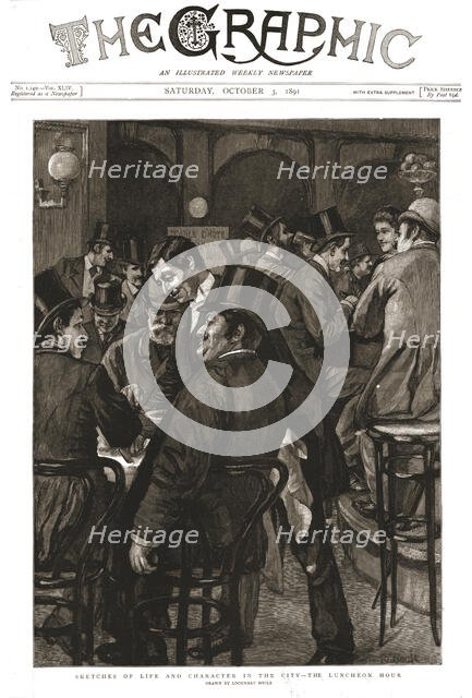 ''The Graphic, Front Cover Saturday, October 3, 1891', 1891. Creator: Unknown.