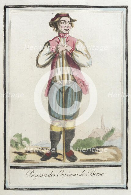 Costumes de Différents Pays, 'Paysan des Environs de Berne', c1797. Creators: Jacques Grasset de Saint-Sauveur, LF Labrousse.