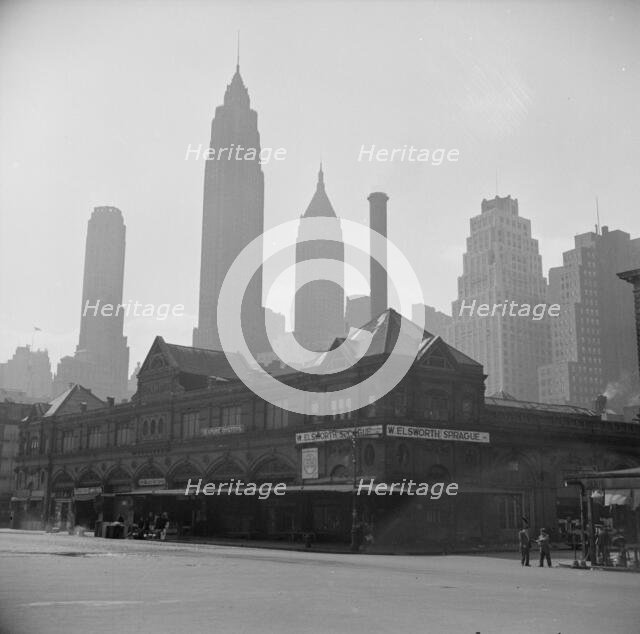 Late evening on the lower East Side, New York, 1943. Creator: Gordon Parks.