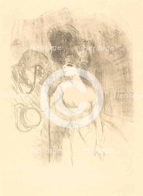 Anna Held and Baldy (Anna Held et Baldy), 1896. Creator: Henri de Toulouse-Lautrec.