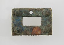 Rectangular Plaque, Frankish, middle of the 6th century. Creator: Unknown.