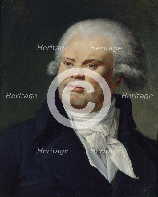 Portrait of Georges Danton (1759-1794), speaker and politician, c1790. Creator: Unknown.