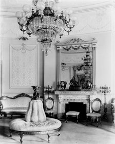 Blue Room, White House, Washington, D.C., c1890. Creator: Frances Benjamin Johnston.