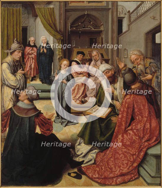 Christ among the Doctors, 1515. Creator: Master of 1518.