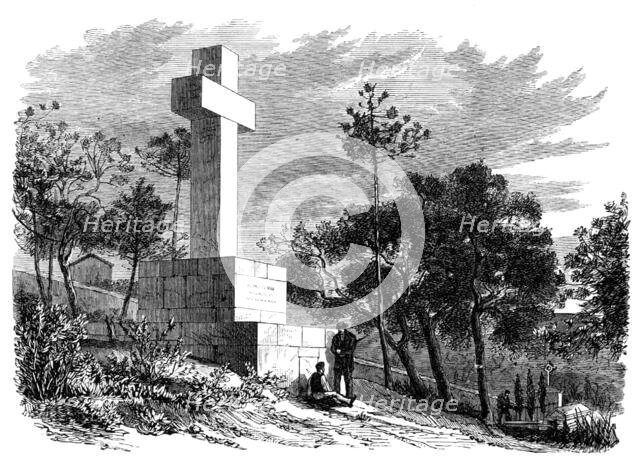 Monument to the late Lord Brougham at Cannes, 1869. Creator: Unknown.
