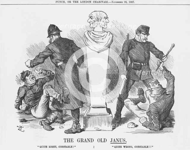 'The Grand Old Janus', 1887. Artist: Joseph Swain