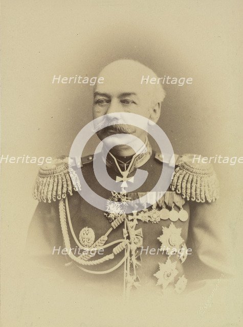 Portrait of General Konstantin Petrovich von Kaufman (1818-1882), c. 1874.