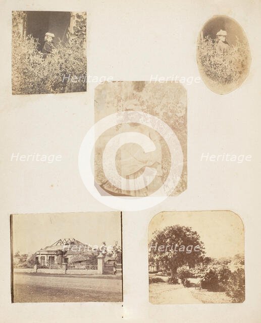 Young Girl in the Garden, 1850s. Creator: Unknown.