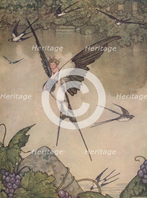 Yes I Will Go With Thee! Said Tommelise', c1930. Artist: W Heath Robinson.