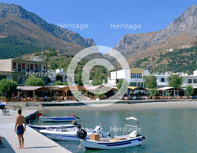Harbour, Plakias, Crete, Greece.