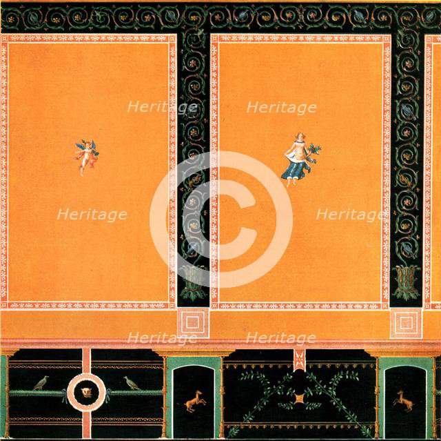 Wall decoration, Pompeii, Italy, (1928).  Creator: Unknown.