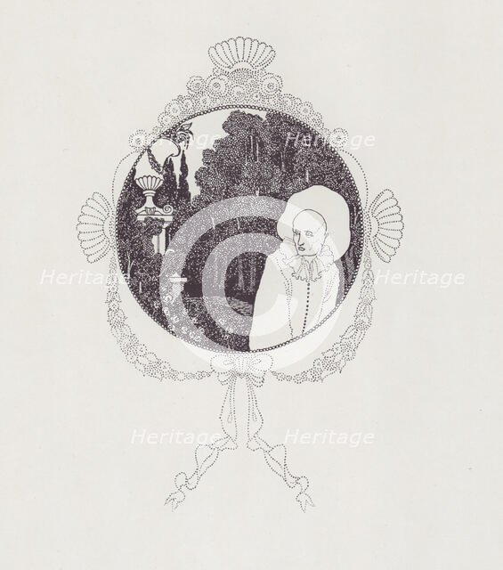 Cul-de-lampe to The Pierrot of the Minute, 1897. Creator: Aubrey Beardsley.