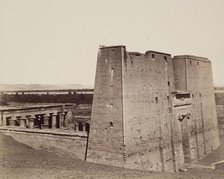 Temple of Edfu, 19th century. Creator: Anon.