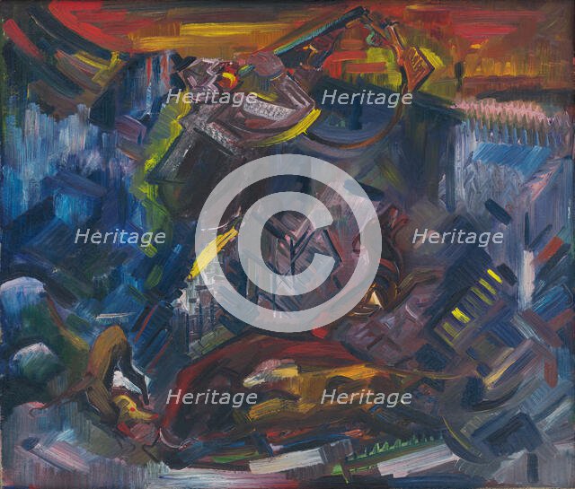 Hunter with his Prey, 1940-1944. Creator: Arnold Peter Weisz-Kubincan.