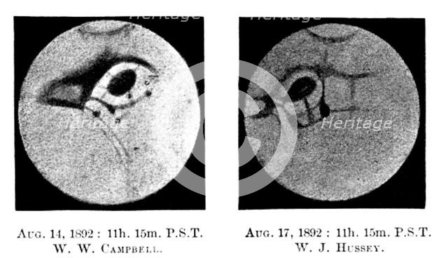 Our Near Neighbour, Mars: Fig.2: drawing of "The Lake of the Sun," made with the 36" Refractor, 1895 Creator: Carl Hentschel.