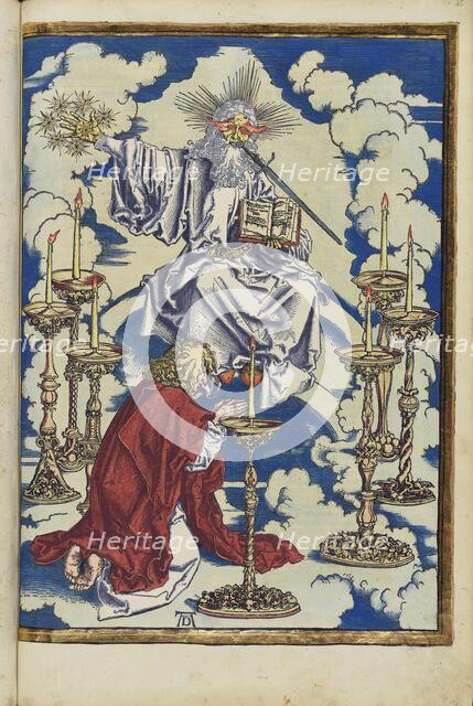 John's vision of the candlestick. From the Apocalypse (Revelation of John), 1511. Creator: Dürer, Albrecht (1471-1528).