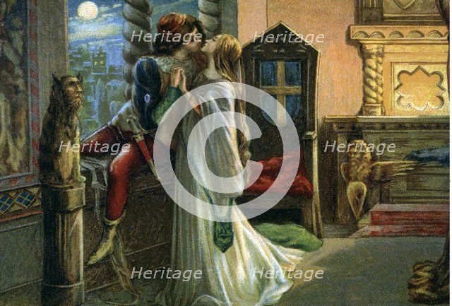 Romeo and Juliet, the characters in William Shakespeare's play 'Romeo and Juliet'.