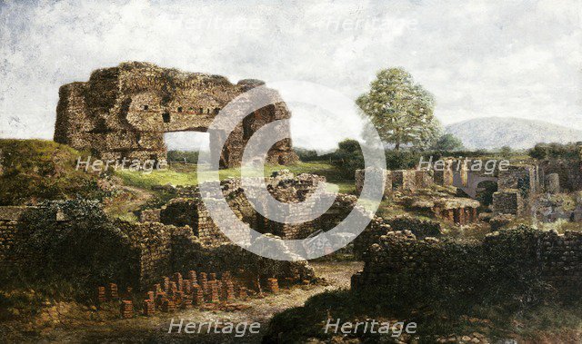 'Painting of Unknown Monument', late 20th or early 21st century. Artist: Unknown.