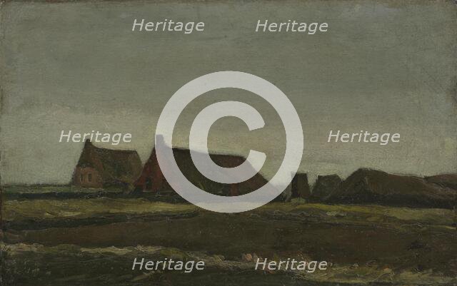 Cottages, 1883. Creator: Gogh, Vincent, van (1853-1890).