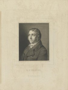 Portrait of Barthold Georg Niebuhr (1776-1831) , c. 1830-1840. Creator: Breitkopf & Härtel.