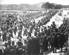 Japanese troops, Korea, c1900. Artist: Unknown