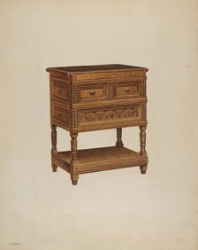 Box Desk, c. 1938. Creator: Leo Drozdoff.