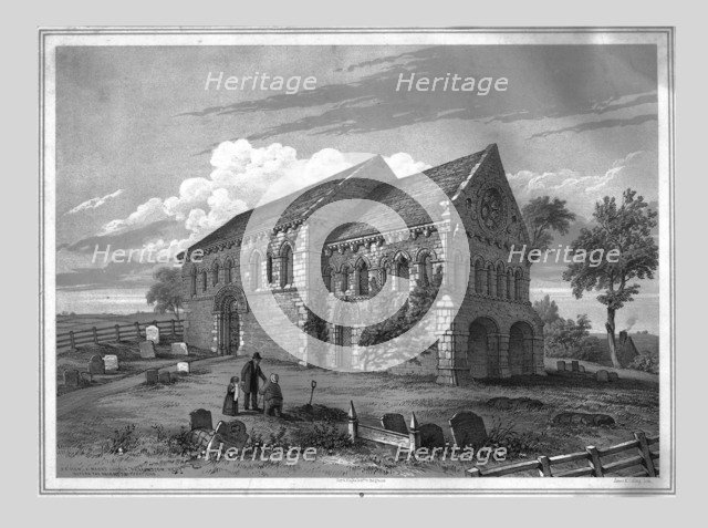 St Nicholas's Church, Barfreston, late 19th century. Creator: James Kellaway Colling.
