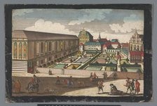 View of the Royal Palace and monastery of the Friars Minor Capuchins in Wroclaw, 1742-1801. Creator: Anon.