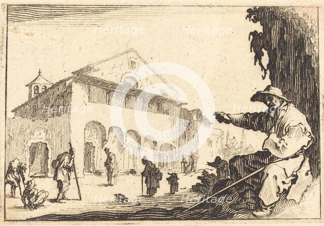 Almshouse, c. 1617. Creator: Jacques Callot.