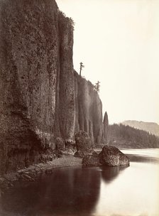 Cape Horn, Columbia River, Oregon, 1867. Creator: Carleton Emmons Watkins.