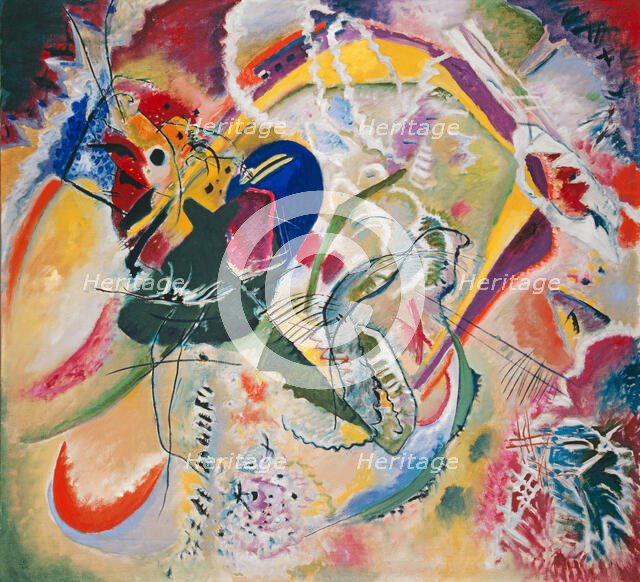Improvisation 35, 1914. Creator: Kandinsky, Wassily Vasilyevich (1866-1944).