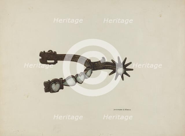 Spur, c. 1940. Creator: Raymond E. Noble.