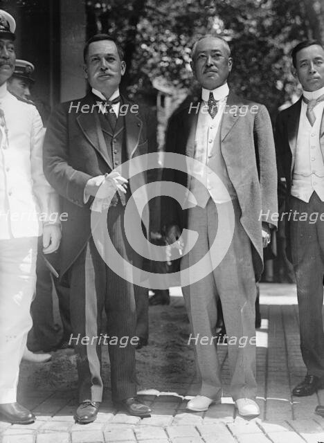 Viscount Ishii Kikujiro, Head of Japanese Mision [sic] To U.S., 1917. Creator: Harris & Ewing.