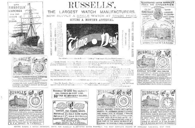 Page of advertisements, 1883. Creator: Unknown.