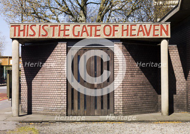 Entrance of the Church of St Paul, Bow Common, Tower Hamlets, London, 2011. Artist: James O Davies.