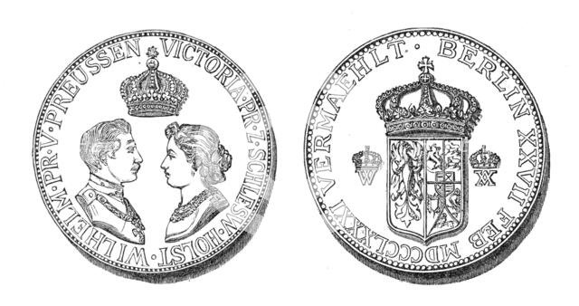 Wedding Medal for the Royal Marriage at Berlin, 1881. Creator: Unknown.