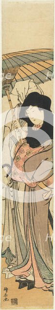 Ochiyo and Hanbei, c. 1784. Creator: Torii Kiyonaga.