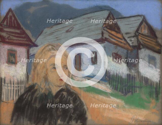 Rural motif, 1931-1936. Creator: Karol Polónyi.