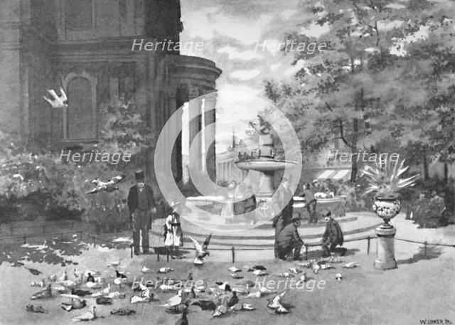 'St. Paul's Churchyard', 1891. Creator: William Luker.