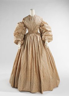 Morning dress, American, ca. 1852. Creator: Unknown.