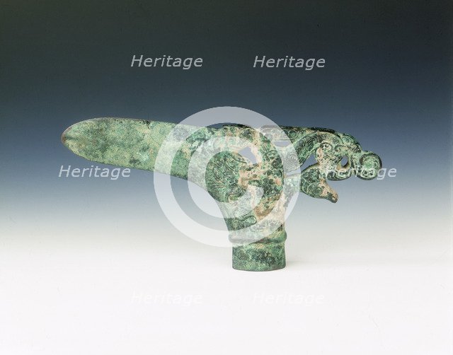 Bronze dagger axe, Eastern Zhou dynasty, China, 6th-early 5th century BC. Artist: Unknown