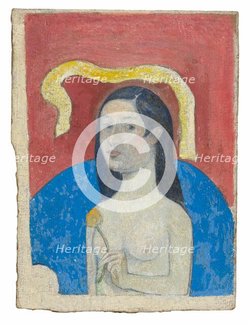 Portrait of the Artist’s Mother (Eve), 1889/90. Creator: Paul Gauguin.